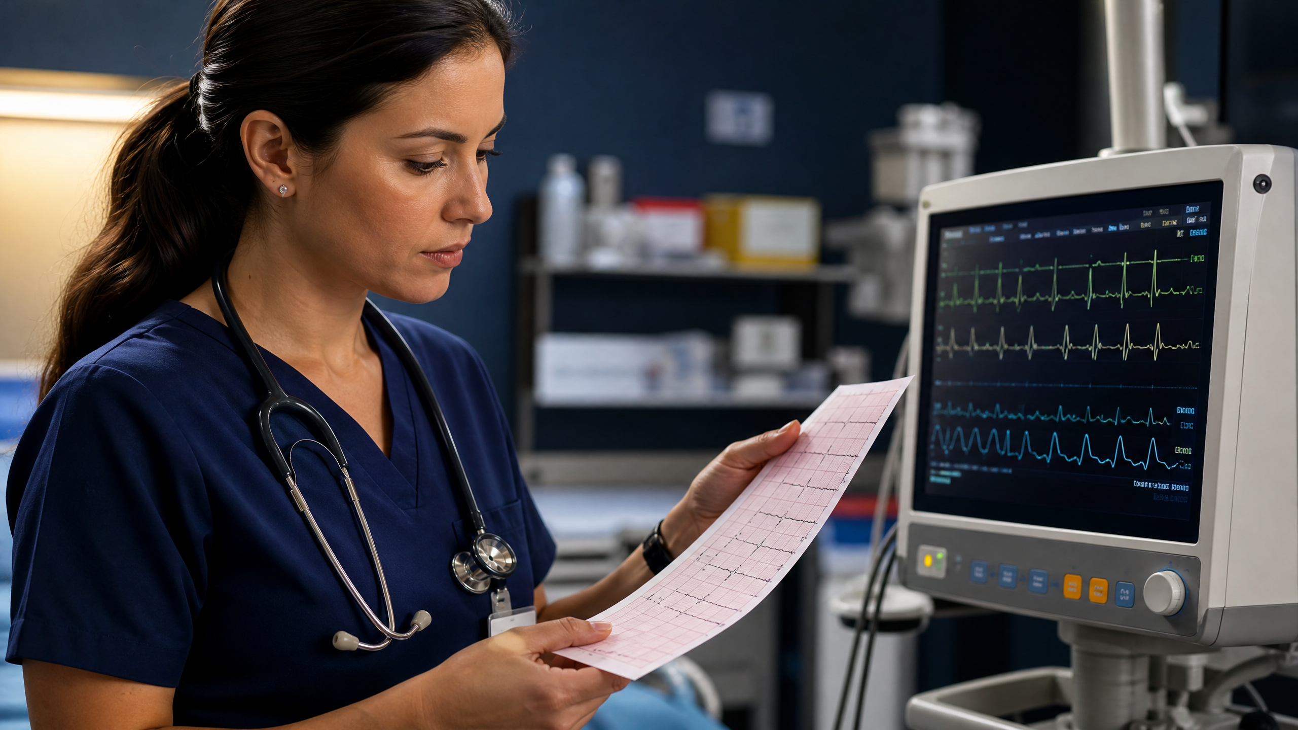 EKG and Telemetry Study Guide — Electrocardiogram Interpretation for Medical Assistants